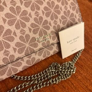 Kate Spade Mauve Floral Crossbody Bag